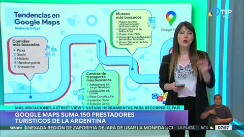 Google Maps suma prestadores turísticos de la Argentina