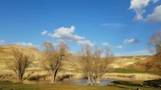 Spring time lapse of Takab nature from Iran