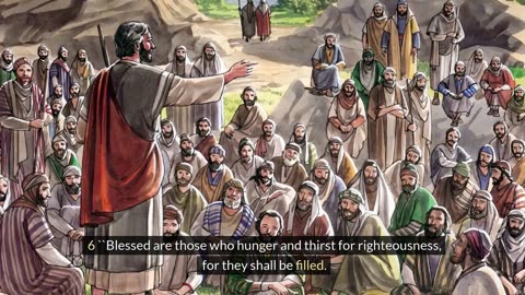 JESUS: The sermon on the mount and 8 blessings. Matthew 5:1-12. The Beatitudes.