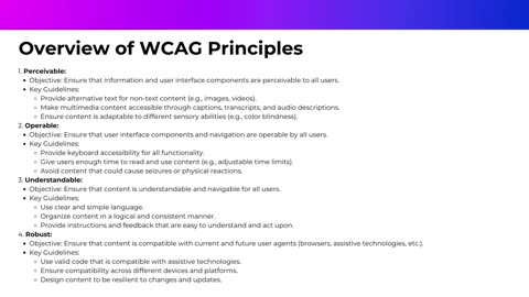 Understanding WCAG 2.0 Compliance: Creating Accessible Web Content for All