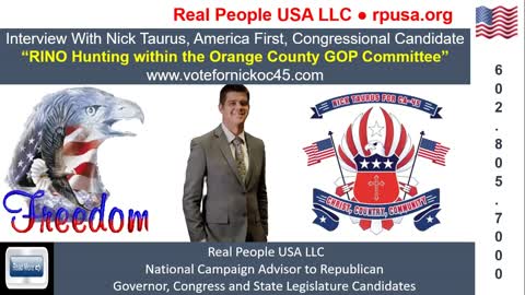 Nick Taurus Identifies Orange County California RINO GOP Committee Members