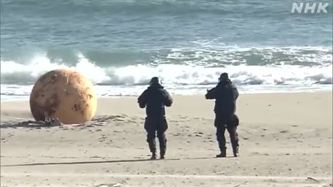 Unidentified metal sphere discovered on the shore of Shizuoka, Japan... The Last Mimzy