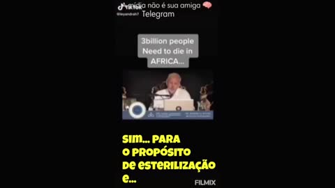 Relatos Dos Planos Deles Para Africa, e Relatos De Gravidas Depois Da Vacina