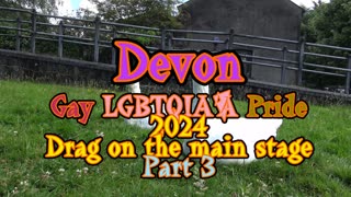 Tavistock Devon Gay LGBTQIA+ Pride 2024 The Parade Part 3 Main stage.