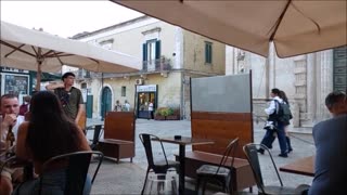 Our Last Happy Hour in Matera, Italy