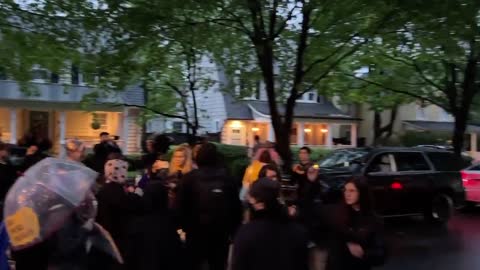 Leftists FAIL To Intimidate Kavanaugh After Surrounding His House