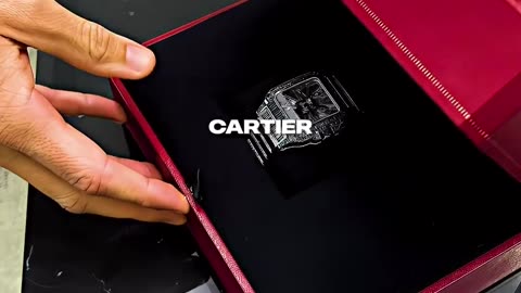 Tristan Tate Receives Blue Sapphire Cartier Santos 1 of 1