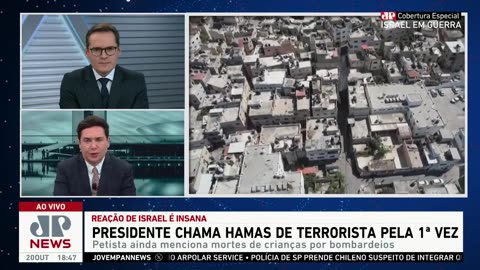 Presidente chama Hamas de terrorista pela 1º vez