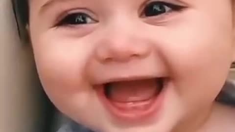 Funny babies laugh with me