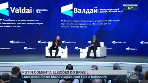 Putin fala sobre expectativas para as eleições no Brasil | SBT Brasil