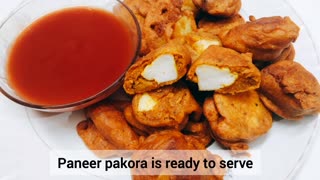 Paneer Pakora Recipe (Ramzan Special) Easy & Quick Snack Recipe _ How to make Crispy Paneer Pakora