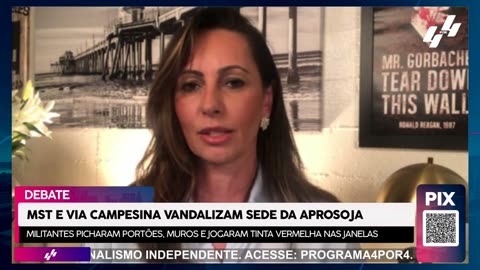Ana Paula sobre a invasão do MLST: “Eles não passam de terroristas domésticos”.
