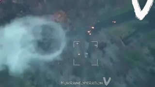 Kamikaze Lancet hit Ukrainian BM-21 Grad