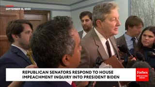 BREAKING NEWS: Senate Republicans React To Impeachment Inquiry Into Biden