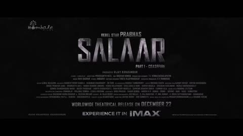 Salar teaser...🤙🏻🕶️💥🔥