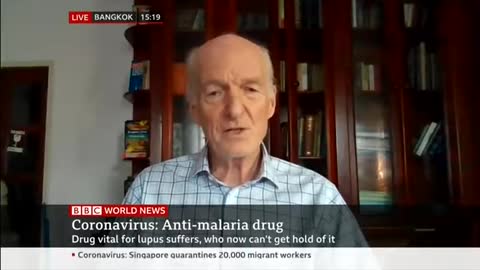 BBC World News interviews Nick White on chloroquine and hydroxychloroquine for COVID-19
