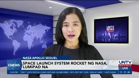 Mega rocket system ng NASA, lumipad na para sa 3-linggong biyahe paikot sa buwan
