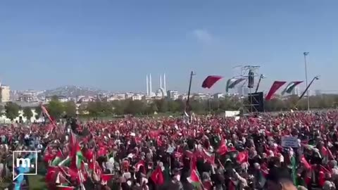 Turkey protests for Hamas butchers just like in the US