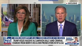 Kevin McCarthy with Maria Bartiromo