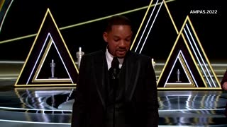 Will Smith apologizes in tearful Oscars speech