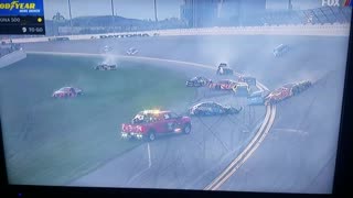 Daytona 500 2019 Mega Crash