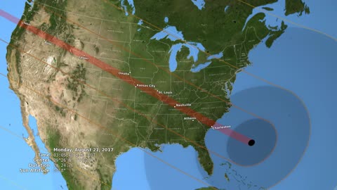 Eclipse Across America_ Path Prediction Video