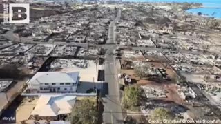 DRONE FOOTAGE SHOWS SCOPE OF DEVASTATING HAWAII FIRES