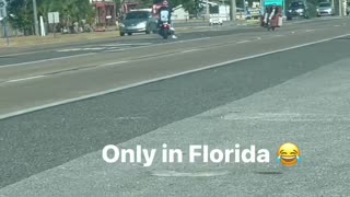 Florida Man Hits the Streets in Style