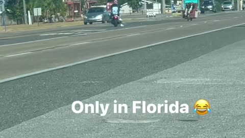Florida Man Hits the Streets in Style