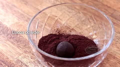 How to make chocolate truffles with milk at home