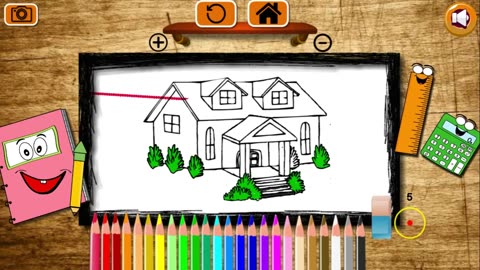 Learning to Color Pictures of Houses with Your Little One