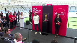World Cup trophy welcomed in Brazil