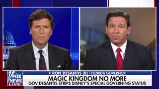Ron DeSantis Interviews With Tucker About Taking On Disney