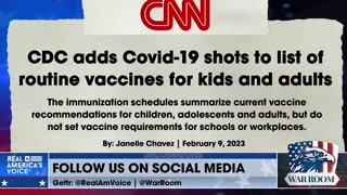 Steve Bannon & Cortes: The CDC Recommendation Of Covid Vax For Children Will Be The Law In Blue States