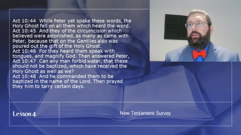New Testament Survey Lesson 04 John the Baptist