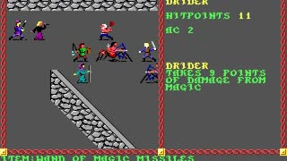 AD&D Pool of Radiance Combat Scene - Driders