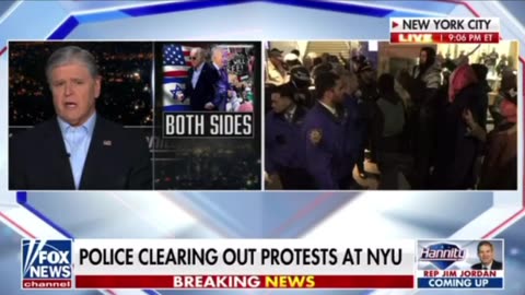 Police clearing out protests at NYU