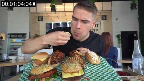 MONSTER BURGER & FRIED CHICKEN SANDWICH CHALLENGE