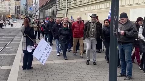 Pochod za Mier, Brno, 14. marec 2023