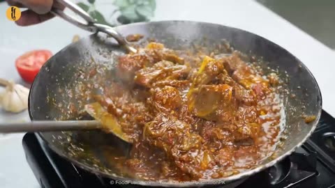 Highway Style Mutton Koyla Karahi Recipe