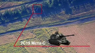 💥 Ukraine Russia War | Destruction of Russian "Msta-S" 152mm SPH by Ukraine's 55th Artillery B | RCF