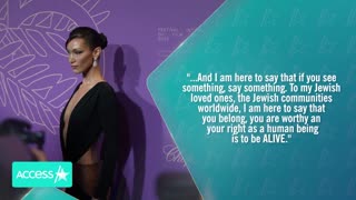 Bella Hadid Slams Antisemitism After Kanye West's Posts