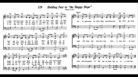 Holding Fast to the Happy Hope (Song 119 from Sing Praises to Jehovah)