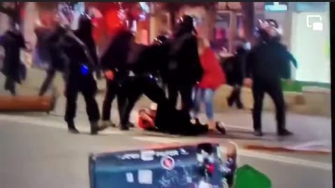 Happening right now in Tbilisi, Georgia police kicking the shit out of pro EU protestators