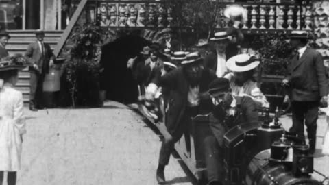 Rube & Mandy At Coney Island (1903 Original Black & White Film)