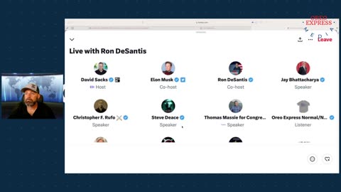 Live - Ron DeSantis Makes 2024 Announcement - Elon - Twitter Spaces