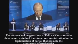 Putin Speech. He Is all About Family Values