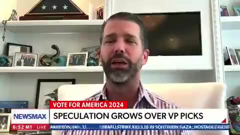 Don Jr. on whether Trump is actually seriously considering Tucker for Vice President