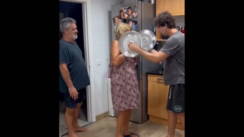Prank With Mommy! By Dad & Son