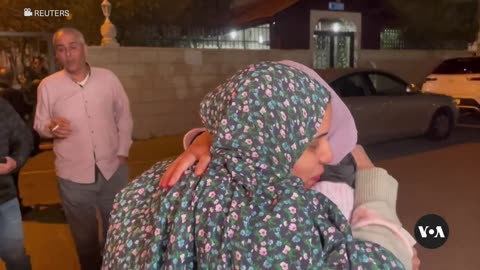 Female Palestinian Prisoner Released in Israeli-Hamas Cease-Fire | VOA News